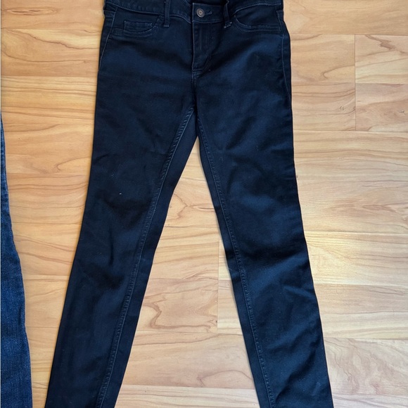 Hollister Petite Women's Blue and Black Skinny Jeans-3 pairs - Picture 7 of 8